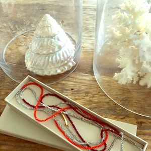 India Hicks Cut Crystal necklace 14K clasp